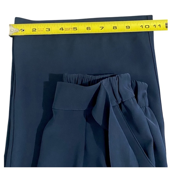 Lululemon Noir Wide Leg Crop Pants Elastic Waist Pull On Office Casual - Picture 8 of 12